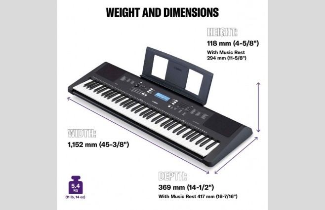 Yamaha PSR-EW310 Keyboard - Image 11